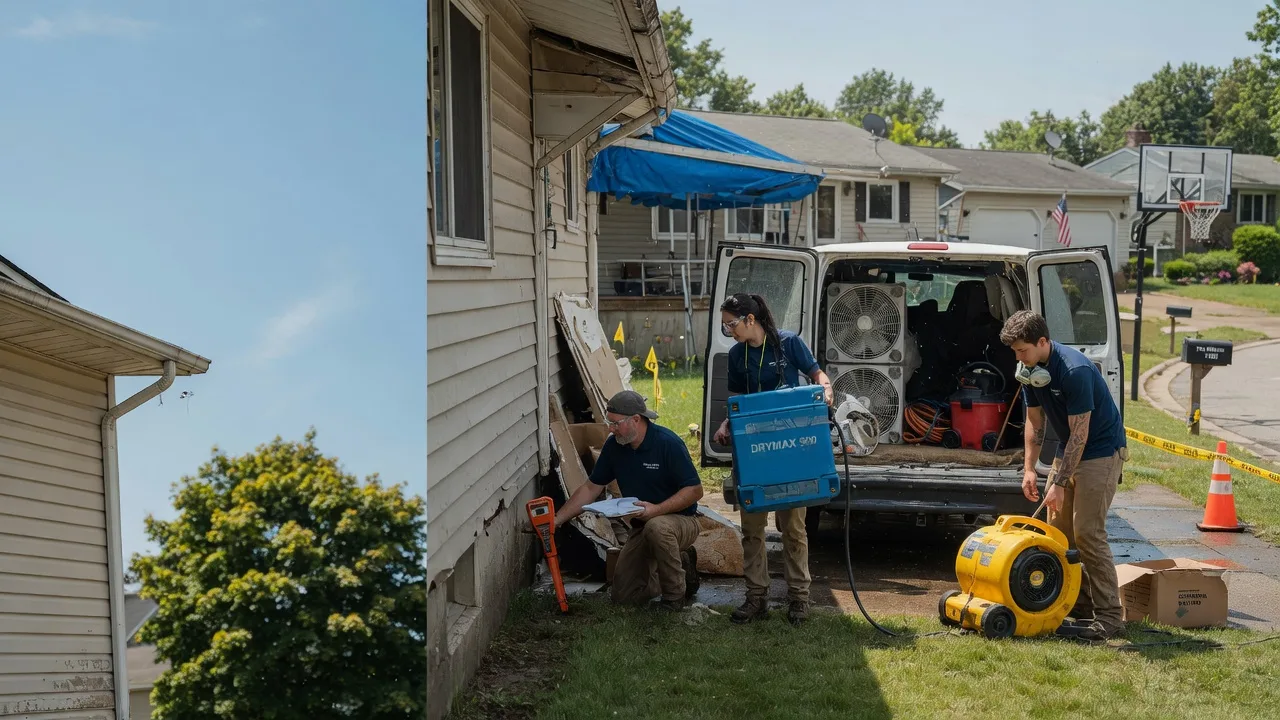 Ceiling Leak Cleanup in Shirley, NY near me